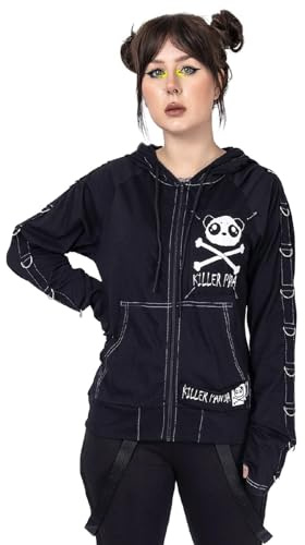 Killer Panda Kapuzenjacke KP Void Hood Cute Kawaii Anime Manga Bear, Größe:XXL