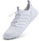 Mabove Chaussures aquatiques pour homme et femme - Séchage rapide - Pieds nus - Chaussures aquatiques pour piscine, plage, plongée avec tuba, plongée, lac, B White V011, 39.5 EU