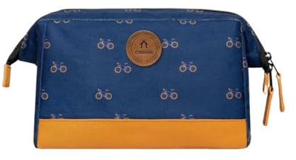 CABAIA - Trousse de Toilette Homme et Femme - Ouverture Grand Angle avec 2 Poches intérieures - Organisateur de Voyage Pratique et Résistant - Vanity avec Un Design Français, Exclusif et Original