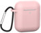 Shunwige Case Cover for AirPods 1st 2nd Generation, Full Protective Silicone Skin Dust-Proof Designed with Keychain (Pink)