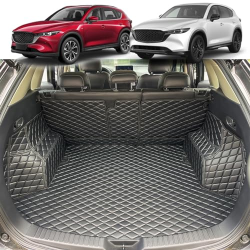 7DEEKEI Kofferraumwanne für Mazda CX5 CX-5 KF II Facelift 2022-2025 | obere Ladeboden, Kofferraummatte Kofferraum schutzmatte