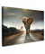 MuchoWow© Wandbilder Groß 120x80 cm XXL Schlafzimmer Home Deko Wohnung Bild Tier Wohnzimmer Fotoleinwand Wand Bilder Tierbilder auf Leinwand Wall Decor Wanddeko Waldtiere - Elefant - Sonnenuntergang