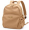 GOLF QUALITY Petit Sac à Dos Femme Chic Mini Sac a Dos Feminin Elegant Leger Sacs à Main Portés Dos Femme Tendance Cartable Backpack pour Voyage Sac à Dos Loisir Collège Brun terre