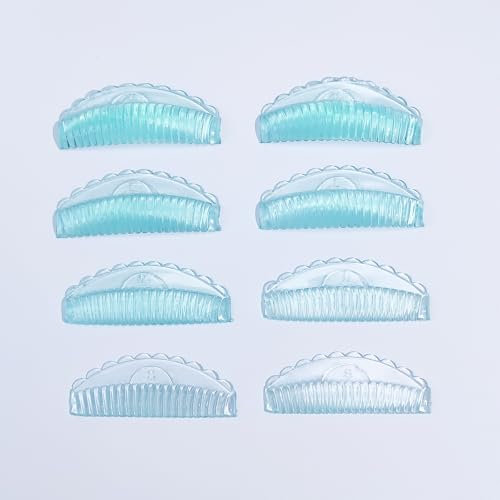Lomansa Almohadillas para Lifting Pestañas, Herramienta de Lifting Pestañas, Super Pegajosa, Crea el Resultado del Latigazo del Racimo, Conveniente para el Salón (Azul)