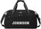 Reisetasche Große Personalisierte Handtasche mit Namen Geschenke für Männer Frauen Verstellbare Reisetaschen Sporttasche (B-Schwarz)