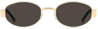 DSQUARED2 Brille D2 0155/S Größe 53-21 mm Rosa Gold/Eye size: 53 - Bridge size: 21