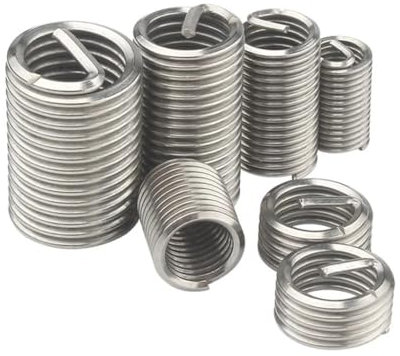 Cilky Metallschrauben 1/2/5/10 Stück M6 M8 M10 M12 ~ M16 Feingewinde Helicoil Gewindereparatureinsatz 304 Edelstahldraht Gewindeeinsätze Buchsenhülse(D1,M6x0.75(10Pcs))