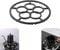 Moka Pot Gas Stove Stand Stovetop Coffee Makers Stove Stand Gas Ring Reducer Moka Pot Gas Ring Reducer for Supporting Mocha Pots Frying Pans Small Milk Cans Frying Pans（Black）