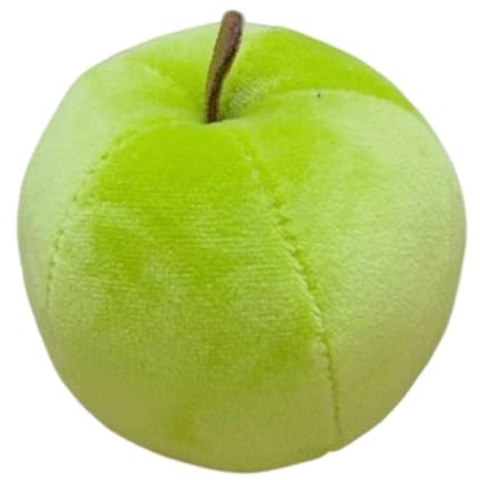 TTETTZ Apfel Plüschtier Kuscheltier Plüschfigur Frucht Spielzeug mit Kreativer Gestaltung Als Lustiges Sammlerstück für Kinderzimmer Dekoration für Jungen Un, GrÜn