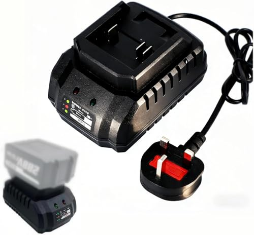 21V Lithium Battery Charger Universal Charging Station for Power Tools with Smart Indicator & Compact Design