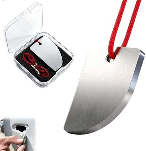 Kit de Reparación de Pintura para Coches – Rasqueta para Pintura de Coche (Lackhobel) con Cuerda y Caja de Almacenamiento, Herramienta de Precisión para Eliminar Excesos de Pintura, Corregir Defectos