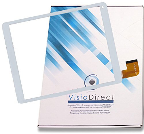 Visiodirect® Vitre ecran Tactile pour Archos 97c Platinum HXD-1098 Tablette Blanche