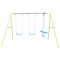 Double Garden Swing and Glider Set | Kids Outdoor Play Frame | Fun Garden Children's Activity