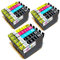 TiToPaten®* 6X Schwarz, 3X Cyan, 3X Magenta, 3X Yellow Druckerpatronen kompatibel zu Epson 1631-34XL
