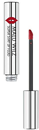 Malu Wilz Super Stay Lip Fluid Nr.4 Coral Red 3ml - Farbintensiver, flüssiger Lippenstift Rot mit mattem Finish für bezaubernde Lippen, Leichte Textur