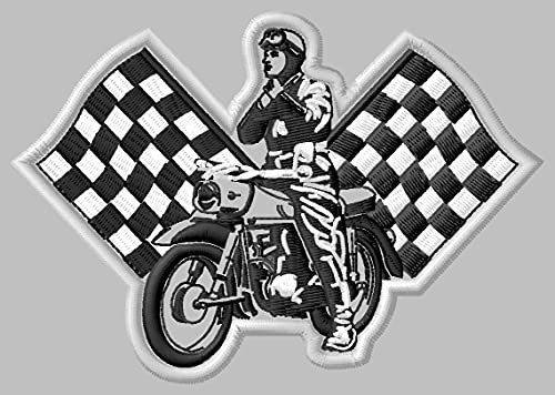 Masterpatch Aufnäher für Fans MZ Racer Patch Motorrad Parche Bordado Brodé Patch écusson Toppa Ricamata