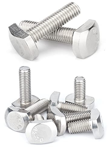 ANSIEDIO Hammerkopfschrauben Edelstahl T Schraube T-schrauben, M6*12mm,5 pcs