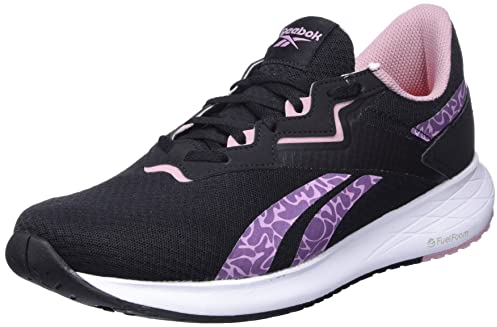Reebok Herren Energen Plus 2 Sneaker, Core Black/Infused Lilac/Orange Flare, 37 EU