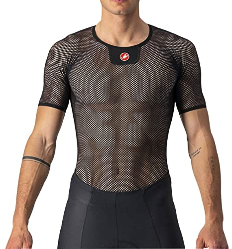 CASTELLI 4517027 CORE MESH 3 SS Men's T-shirt Black White L/XL