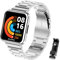 WindRen Correa Compatible para Xiaomi/Redmi Watch 2 Lite Metal Correas, Pulsera de Repuesto de Acero Inoxidable Hebilla Ajustable Correa para Xiaomi Watch 2 Lite (reloj no incluido)