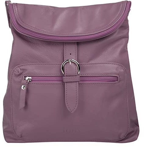 forty° Rucksack Echt Leder Damen Made in Italy | kompakter Cityrucksack | praktischer Daypack für den Alltag