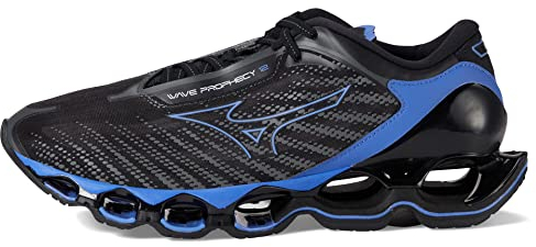 Mizuno Herren Wave Prophecy 12 Wasserschuh, Schwarze, austerblaue Asche, 39 EU