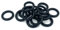 MACHSWON O-Ringe aus Nitrilkautschuk, 16 mm Außendurchmesser, 11 mm Innendurchmesser, 2,5 mm Breite, metrische Dichtungsringe, O-Ring-Dichtung, O-Ringe, Dichtungsösen, Schwarz, 50 Stück