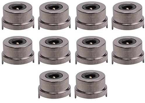 POOSR Magnet Federbelasteter Pogo Stift Stecker Einzel Pin 2 Polig Laden Leistung Buchse Sonde LöTdraht und die Leiterplatte