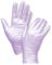 UNIGLOVES FANCY VIOLET Nitrile Disposable Gloves, Multipurpose, Powder Free and Latex Free Disposable Gloves, Box of 100 Gloves, Violet, Size M