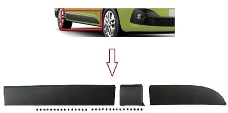 Portes Latérales Panneau Moulure Bande Baguette Set Côté Droit (Châssis Court) pour Trafic III, Vivaro B, NV300, Talento 2015-2023