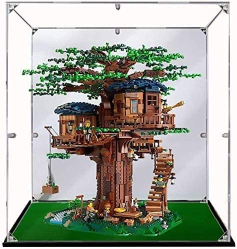 Acrylic Display Case for Lego 21318 Dustproof Clear Display Box Showcase for Lego 21318 Ideas Tree House (NOT Included The Model)(3mm)