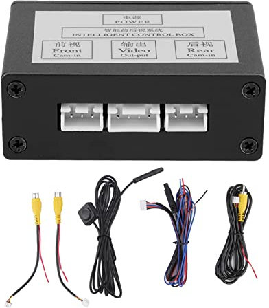 Smart Car Parking Camera Converter Vorder- und Rückansicht Video-Switch-Kanal-Adapter für Fahrzeugmonitor und Rückfahrkamera