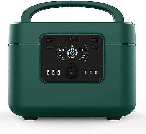 Estación de energía portátil for acampar, generador eléctrico solar con salida de CA y CC, batería de respaldo de litio de 1050wh, silencioso con USB, suministro de banco recargable for emergencias de