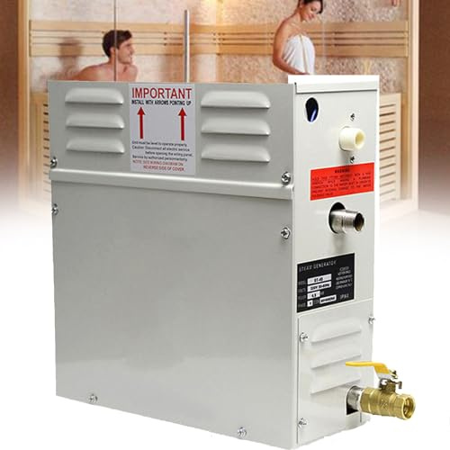 DPQYJPP 4.5KW - 21KW Dampfbadgenerator für 3-20 m³ Raum 35-55 ℃ Sauna dampfbad Dampferzeuger für Sauna Bad Türkische Dusche zu Hause CE 220V/380V,220V-4.5kw