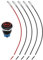 ECSiNG Interruttore Momentaneo A Pulsante Clacson Da 19 Mm 12V Con Spina Precablata Interruttore A Pulsante Clacson On/off Per Auto Camper Camion Barca Luce Guscio In Acciaio Inossidabile LED Rosso