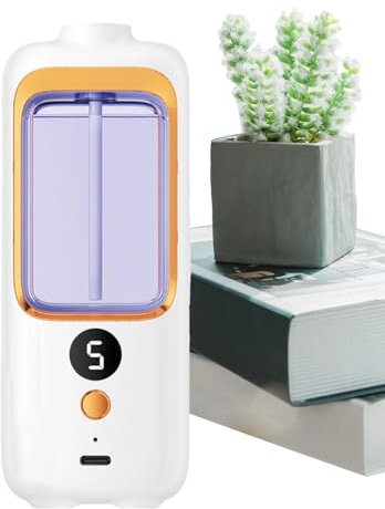 Opilroyn Diffuser for Bedroom | Timing Scent Diffuser Machine Automatic with 5 Speeds | Aromatherapy Diffuser with Fan, Quiet Long-Lasting Oil Diffuser for Relaxing Ambiance