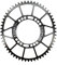 MAYANGYANG Platos para Bicicletas Plato 110 BCD Ovalado 34 36 38 40 42 44 46 48 58T 60 Dientes Bicicleta de Carretera Rueda 110bcd Plato Ovalado 32 MTB(Hollow 56T)