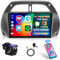 Hikity 2G 64G Android 15 Autoradio Für Toyota RAV4 2001-2006 mit Wireless Carplay Android Auto,9 Zoll Touchscreen Auto Radio mit GPS Navi Bluetooth WiFi RDS FM MIC Rückfahrkamera