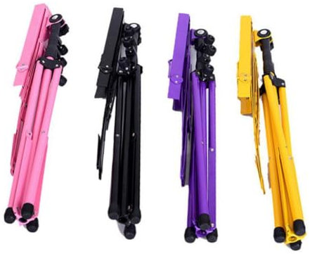 VICASKY Sheet Music Stand Holder Laptop Portable Stand Tablet Stand Holder Flute Case Laptop Stands Compact Music Stand Projector Stand Bookshelf Projector Holder Tripod Stand Music Yellow