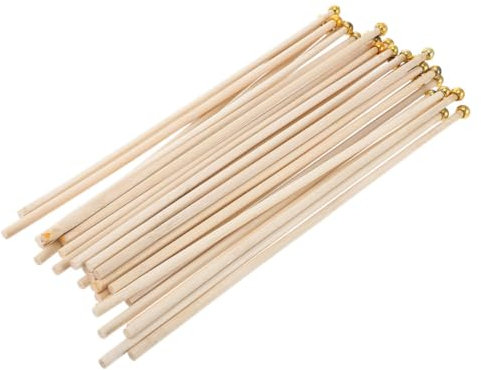 OFFSCH 50stücke Holzstangen Für Fahnenmast Naturfarbene Holzfahnenmasten Flaggenstangen Zum Selbermachen Für Party Und Feste Stabile Fahnenmaste Aus Holz