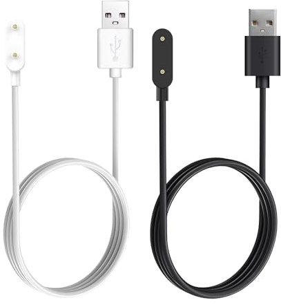 Asheyya 2 Pcs 1m Smart Watch Charger 2 Pin Magnetic for Huawei Watch