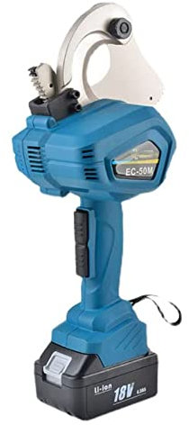 Electric Ratchet Cutter - 18V Cable Cutter EC-50M, Gear Type Scissors for 50mm Cables - Fast and Lightweight