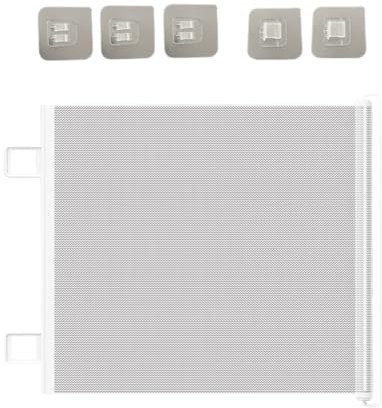 Puerta retráctil para perros de puerta de entrada, barrera retráctil para puertas apta para perros y | de protección segura para interiores exteriores casa cachorros niños acceso