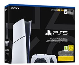 Playstation Sony Interactive Entertainment Bundle 5 edizione digitale 825 GB- due controller wireless DualSense®