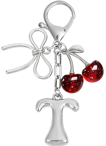 Snylcce Bubble Initial Schlüsselanhänger für Damen