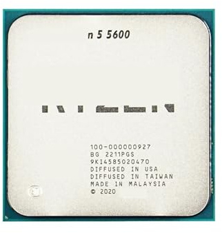 QXYSLHKC 5 R5 5600 3,5 GHz 6-Core 12-Thread CPU-Prozessor 65 W LGA AM4