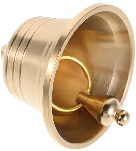 Cabilock Campanas Colgantes de Cobre Vintage para Manualidades Decorativas, Sonido Claro y Duradero, para Decoración de Navidad, Puertas o Proyectos Artesanales