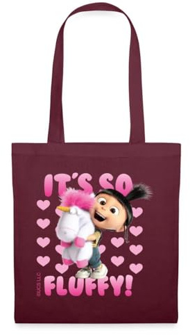 Spreadshirt Minions Agnes Einhorn It's So Fluffy Despicable Me Stoffbeutel