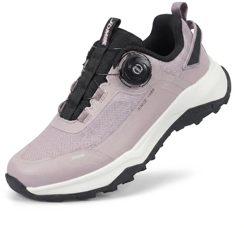 CLEIKES Scarpe da Trekking Donna Scarponcini Leggeri Sneakers Outdoor Traspiranti per Escursionismo e Montagna (Viola, 36 EU, WOS260318-18)