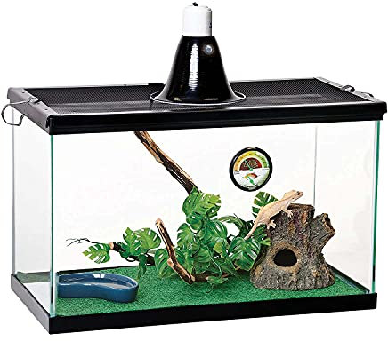 Zilla Reptilien-Starter-Habitat-Set mit Licht und Wärme, für kleine Tropische Haustiere